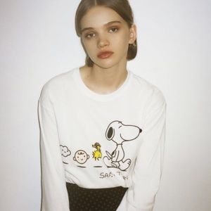 Urban Outfitters Peanuts Long Sleeve Tee